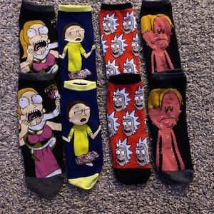 Rick and morty sock set